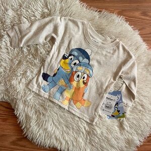 Bluey Long Sleeve Top NWT Size 12 Months